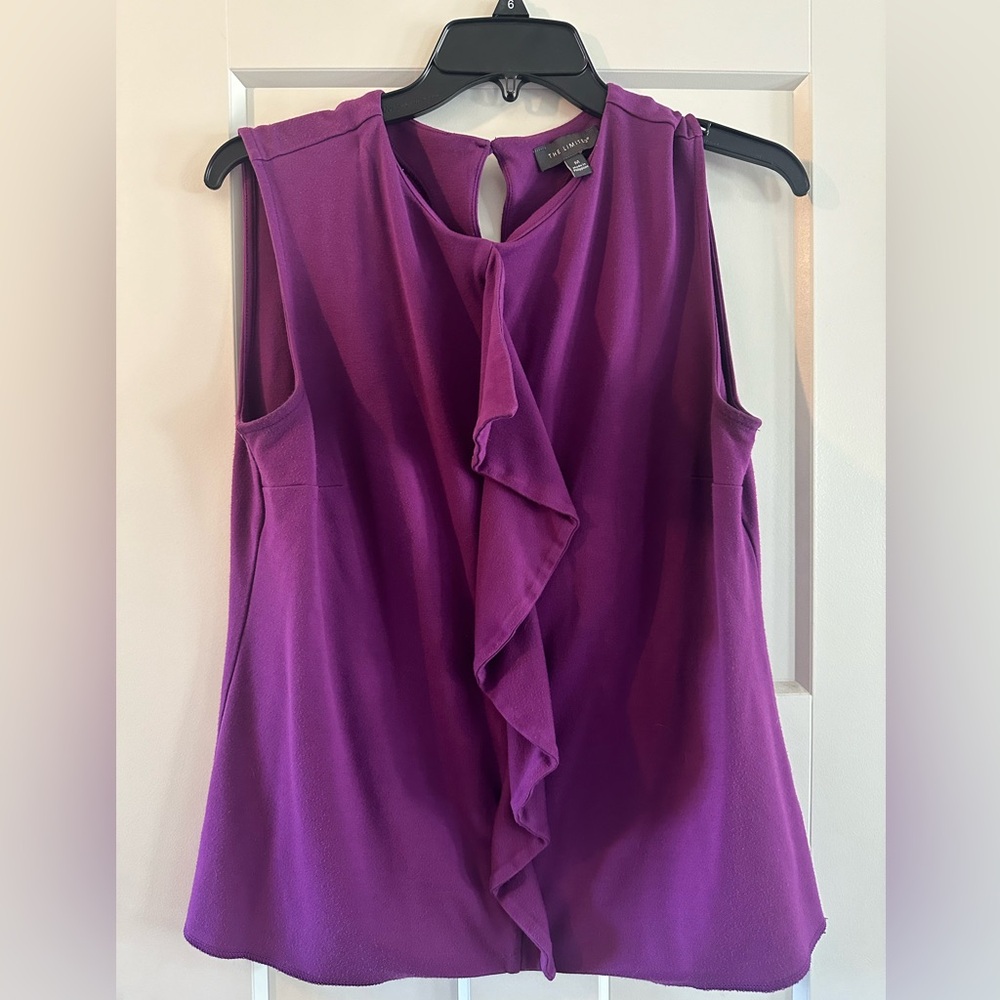 Limited knit top. Purple. Size medium.